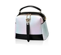 NICOLE & DORIS Borse Piccole Donna Tracolla Borse a Mano e a Spalla PU Pelle Borsetta Ragazza Colorata Crossbody Messenger Bag per Viaggio Casual Città Nero