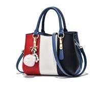 NICOLE & DORIS Donna Borsa Nuove Borse a Mano Elegante Borsa Tote Multicolor Borsa a Tracolla Pelle Borse a Spalla Borsetta Shopper Blu