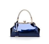 NICOLE & DORIS Donna Borse Borsa a Spalla Borse a catena trapuntata per donna borse a tracolla di lusso in pelle PU Blu