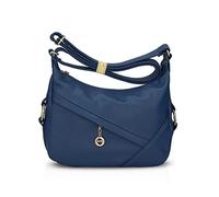 NICOLE&DORIS Donne Messenger Bag Borsa a Tracolla Borsetta Crossbody PU Blu