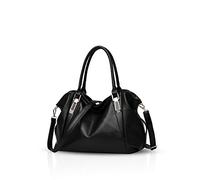 Nicole&Doris Morbide signore borsa borsa nuova borsa a tracolla portatile casuale delle donne classico messaggero di modo Borse donne borsa(Black)