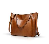 NICOLE & DORIS Nuove borse per donna Borsa a mano chic Borsa a spalla grandi capacità Marrone