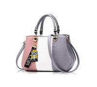 NICOLE & DORIS Nuovo Borsa Donna Borse a Tracolla Elegante Borsetta PU Pelle Spalla Borse a Mano Tote Borse con Pompon