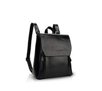 NICOLE&DORIS Nuovo Mode Casuale Zaino Donne Borse a Zainetto Viaggio Scuola Zaini Impermeabile Durevole Morbido PU Nero