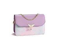 NICOLE & DORIS Piccola Borsa a Tracolla Donna Borse a Mano con Catena Versatile Borse Messenger Ragazza Borsetta Crossbody PU Pelle Viola-Gradiente