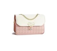 NICOLE & DORIS Piccola Borsa a Tracolla Donna Borse a Mano con Catena Versatile Borse Messenger Ragazza Borsetta Crossbody PU Pelle Rosa-Quadri