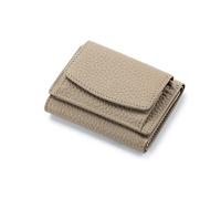 NICOLE & DORIS Portafoglio Donna in Pelle Portamonete Donne Cuoio di Blocco RFID in Cuoio con 22 scomparti per carte di credito Tanti Scomparti Grigio elefante