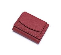 NICOLE & DORIS Portafoglio Donna in Pelle Portamonete Donne Cuoio di Blocco RFID in Cuoio con 27 scomparti per carte di credito Tanti Scomparti Bordeaux