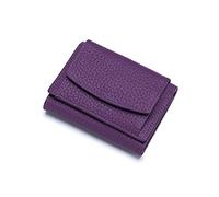 NICOLE & DORIS Portafoglio Donna in Pelle Portamonete Donne Cuoio di Blocco RFID in Cuoio con 30 scomparti per carte di credito Tanti Scomparti Viola