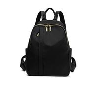 NICOLE & DORIS Zaino Donna Elegante Borse a Zainetto Leggero in Nylon Zaini Donna Firmate Zaino Scuola Daypack Zaino per Viaggio Lavoro Shopping Nero