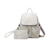 NICOLE & DORIS Zaino per donna zaini casual donna zaini scuola donna Borsa Zainetto borse a tracolla Grigio