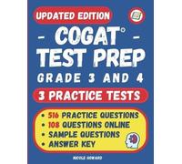 Nicole Howard Steven Beck Albert Flo Cogat(r) Test Prep Grade 3 and (Tascabile)