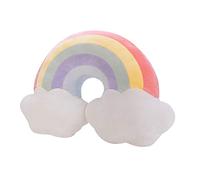 Nicole Knupfer Cuscino Arcobaleno Corona Con Nuvole Cuscino Letto Bambina Divano Divano Sedie Cuscino Per Auto Casa Ufficio Decorazione (Arcobaleno Rosso)