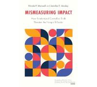 Nicole Marwell Jennifer Mosley Mismeasuring Impact (Copertina rigida)