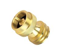 NICOLEKAY Adattatore per propano da 0,5 kg per cilindro usa e getta, adattatore per serbatoio propano da 0,5 kg a 9,1 kg, dispositivo connettore progettato per bottiglie di gas LP da 20 o 13,6 kg o