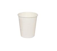 Nicoletti 500 Bicchieri di Carta Bianchi Per Acqua Bicchiere in cartoncino Bianco Monouso 250 ml / 8 oz ideali per bevande calde o fredde