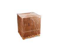 NICOLETTI Cappuccio Copri Pallet LDPE cm 120+55+55x200 Impermeabile 110 Micron Telo Sacco di Protezione per Esterni