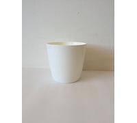 Nicoli 1011B Origine Decor iniezione stampaggio Verve Vaso, Bianco, 11 cm