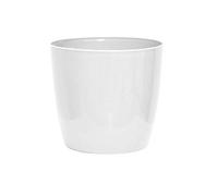 Nicoli 1025B Origine Decor iniezione stampaggio Verve Vaso, Bianco, 25 cm
