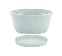 Nicoli 33 A30B Origine Essential iniezione stampaggio Ciotola Rumba Completo, Bianco, 30 cm