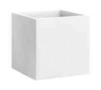Nicoli 63002800, Vaso Quadrato Momus 35 x 35 x 35 cm, colore bianco opaco