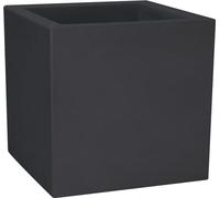 Nicoli 63002805, Vaso quadrato Momus 35 x 35 x 35 cm, colore antracite opaco