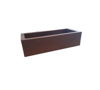 NICOLI Cassetta Minos resina misura esterna 45x20 h12, misura interna 40x15 h 11 litri 8 senza fori (Corten)