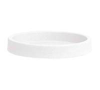 Nicoli R1626B Evolution Matt stampaggio rotazionale Atlas Rotondo piattino, Bianco, 26 cm