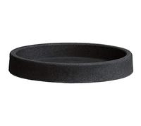 Nicoli R1636P Evolution - Sottovaso Rotondo con stampaggio rotazionale Opaco, 36 cm, Colore: Antracite