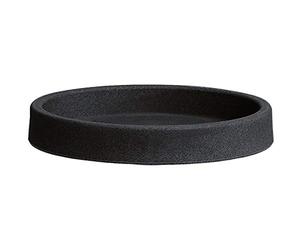 Nicoli R1636P Evolution - Sottovaso Rotondo con stampaggio rotazionale Opaco, 36 cm, Colore: Antracite