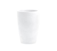 VASO BASSO PER COMPOSIZIONI ELEGANTE NICOLI TYLUS MATT BIANCO R4340B