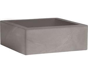 Nicoli R4425S Evolution Matt stampaggio rotazionale Minos Vaso, Cenere, 25 cm