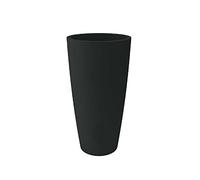 Nicoli vaso style cm 38x85 h Antracite - nero 3638P