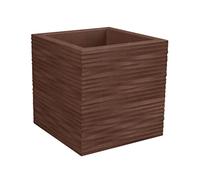 NICOLI Vaso ELEGANCE QUADRO 30X30 H30 COLORE CORTEN non è forato