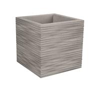 NICOLI Vaso Elegance Quadro 30X30 H30 Grigio Cenere