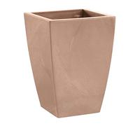 Nicoli Vaso Quadrato Logos 30X30 H43 Avana