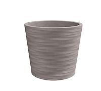 NICOLI Vaso Tondo HERMES ELEGANCE Ø40 H35 GRIGIO CENERE