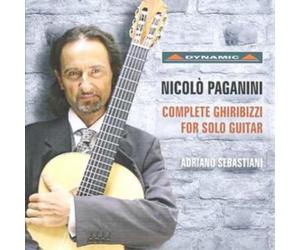 Nicolo Paganini Complete Ghiribizzi for Solo Guitar (Sebastiani) (CD) Album