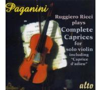 Nicolo Paganini Ruggiero Ricci Plays Complete Caprices for Solo Violin Album