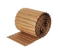 Nicoman Bordo da giardino in metallo, resistente, in acciaio zincato, flessibile, per alberi, aiuole e piante (ruggine, 1,5 x 1,2 m)