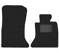 Nicoman Spaghetti Tappetini auto completamente su misura per tutte le condizioni atmosferiche 【5 Series Berlina/Estate F10/F11 Facelift Anno 2013-2017】 (Set anteriore 2 pezzi, nero)