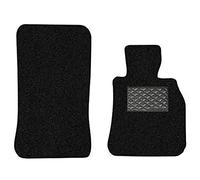 Nicoman Spaghetti Tappetini auto completamente su misura per tutte le condizioni atmosferiche 【Serie 1 Hatchback 3 & 5 porte E81/E87 anno 2004-2012】(Set anteriore 2 pezzi, nero)