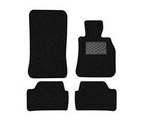 Nicoman Spaghetti Tappetini auto completamente su misura per tutte le condizioni atmosferiche 【Serie 1 Hatchback 3 & 5 porte E81/E87 anno 2004-2012】 (Set completo 4 pezzi, nero)
