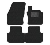 Nicoman Spaghetti Tappetini Auto Completamente su Misura per Tutte Le Stagioni 2016-2019 Tiguan MK2 SUV (Set Completo 4 Pezzi, Nero), 8-MM-C1239-VW-TIGUAN-MK2-BK-FU
