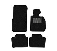 Nicoman Spaghetti Tappetini auto completamente su misura per tutte le stagioni: 3 serie berlina/station wagon F30/F31 anno 2013-2018 (anteriore set 2 pezzi, nero)