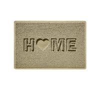 Nicoman Tappetino per la casa + Cuore, Vinile, Beige, 40 x 60 cm (Rectangular)