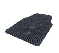 Nicoman Tappetino Universale per Auto Esagonale, Antiscivolo, Resistente, Impermeabile, Facile da Pulire, Colore Nero, Lato conducente, Grande, 1 Pezzo