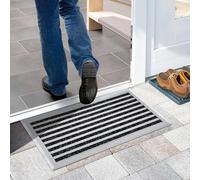 Nicoman Zerbino in alluminio con barriera anti-sporco, in alluminio, con moquette