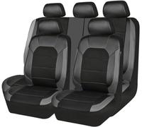 NICONC Coprisedili per auto per Hyundai i10 i20 i30 i40 ix20 ix35 ix55 coprisedili universali set di cinque pezzi, grigio