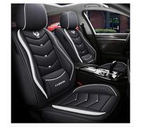 NICONC Coprisedili per auto per Renault Arkana Alpine Duster Laguna Clio Alpine Celebration universale set di cinque pezzi nero bianco